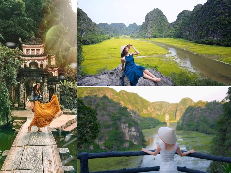 Cảnh sắc thiên nhiên thơ mộng tại Tam Cốc - Bích Động Ninh Bình 