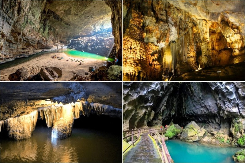 Chiêm ngưỡng vẻ đẹp huyền bí của Hang Sáng và Động Tối Chiêm ngưỡng vẻ đẹp huyền bí của Hang Sáng và Động Tối