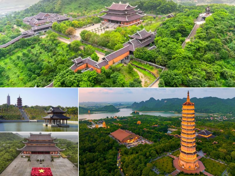 Quần thể chùa Bái Đính giữa núi rừng Ninh Bình (Ảnh: Sưu tầm) Quần thể chùa Bái Đính giữa núi rừng Ninh Bình (Ảnh: Sưu tầm)
