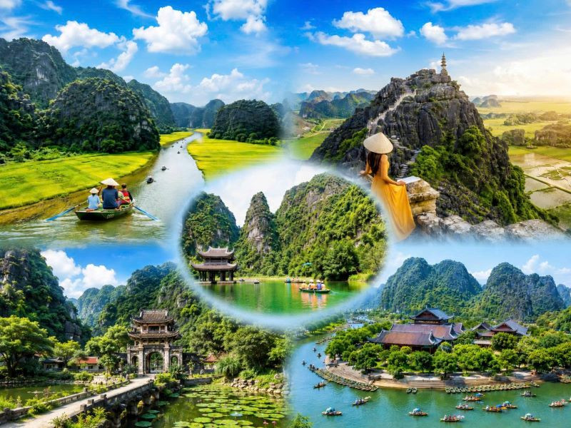 Thời tiết Ninh Bình tháng 6 nắng đẹp, trong xanh Thời tiết Ninh Bình tháng 6 nắng đẹp, trong xanh