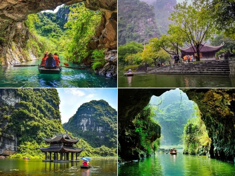 Du thuyền khám phá Tràng An giữa núi non (Ảnh: Sưu tầm) Du thuyền khám phá Tràng An giữa núi non (Ảnh: Sưu tầm)