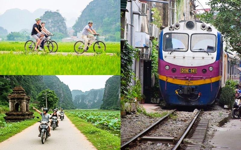 Khám phá Ninh Bình bằng nhiều cách di chuyển