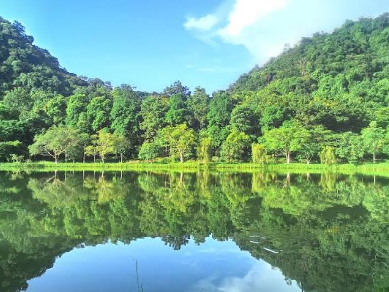 Không gian Ninh Bình xanh mát 