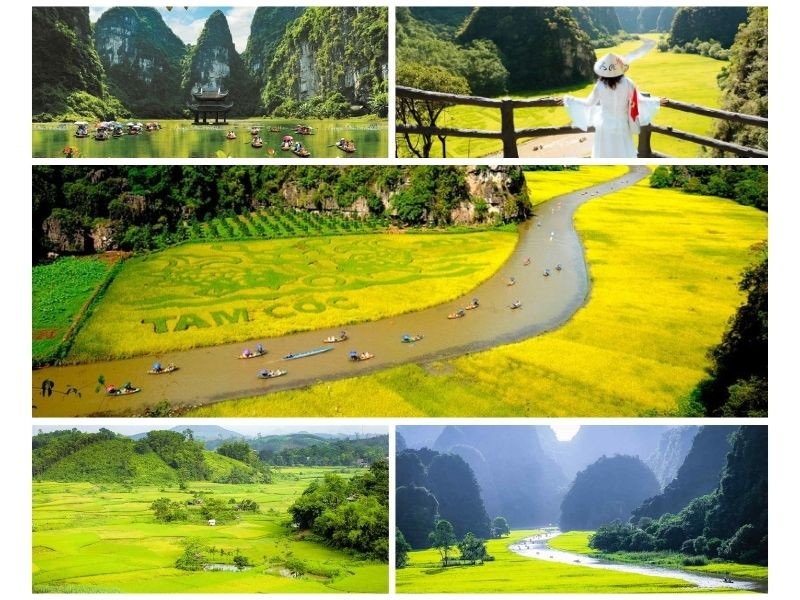 Ninh Bình vào mùa thu với cảnh sắc non nước yên bình (Ảnh: Sưu tầm) Ninh Bình vào mùa thu với cảnh sắc non nước yên bình (Ảnh: Sưu tầm)