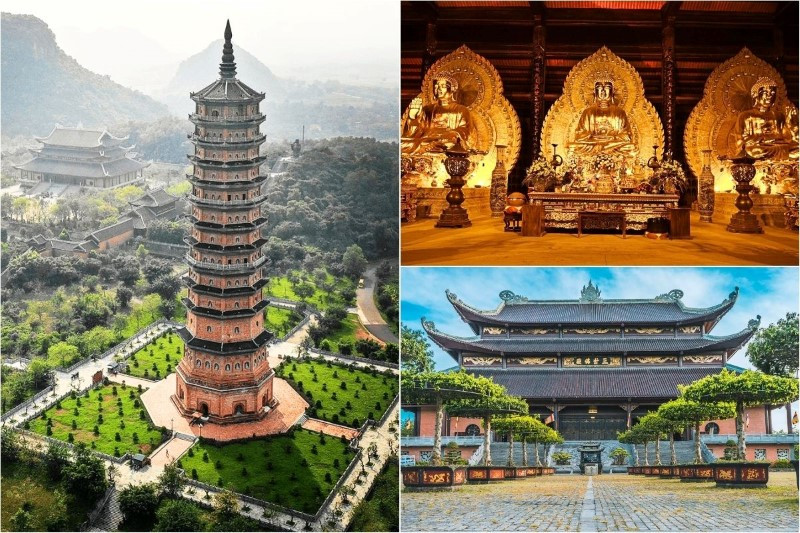 Quy mô, kiến trúc và kỷ lục nổi bật của chùa Bái Đính Ninh Bình Quy mô, kiến trúc và kỷ lục nổi bật của chùa Bái Đính Ninh Bình