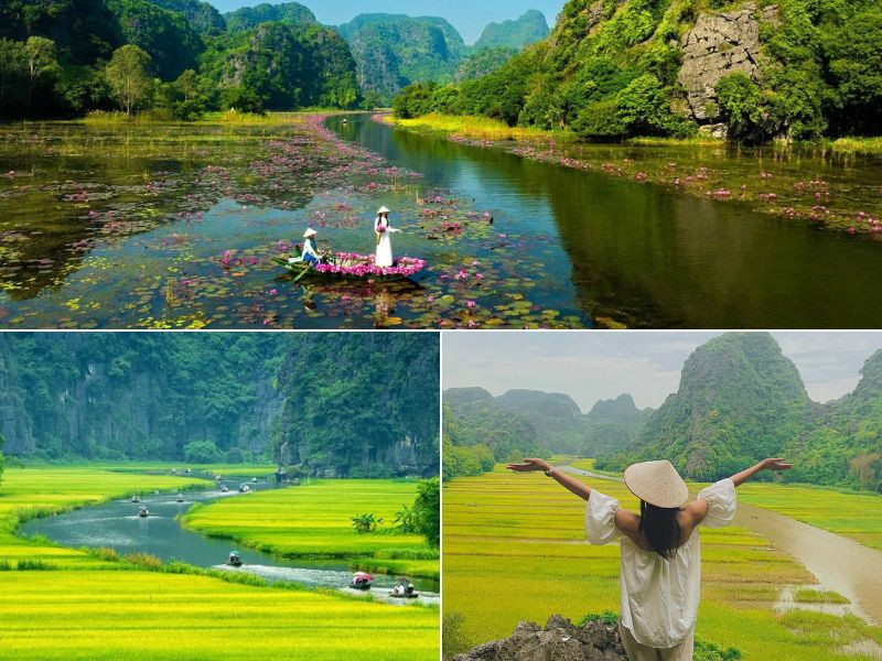Tam Cốc dịu dàng trong sắc thu Ninh Bình (Ảnh: Sưu tầm) Tam Cốc dịu dàng trong sắc thu Ninh Bình (Ảnh: Sưu tầm)