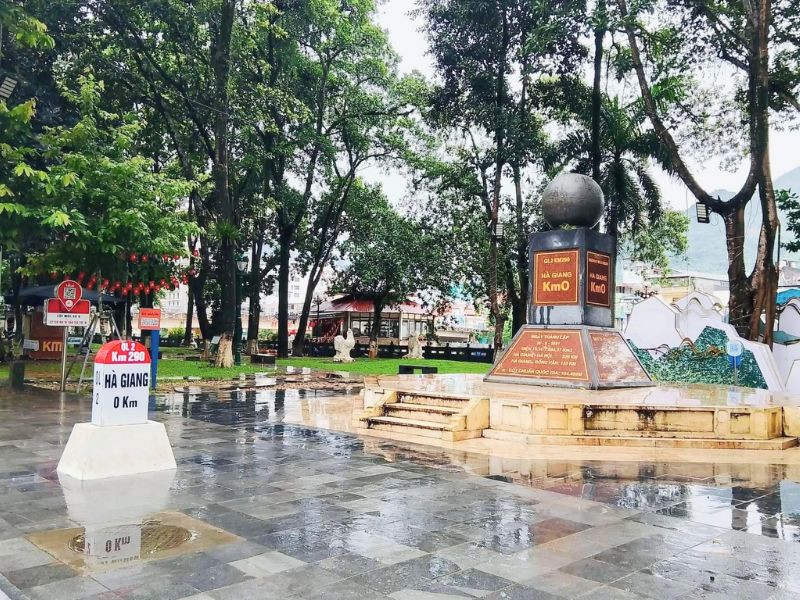 Chụp hình Km0 Hà Giang