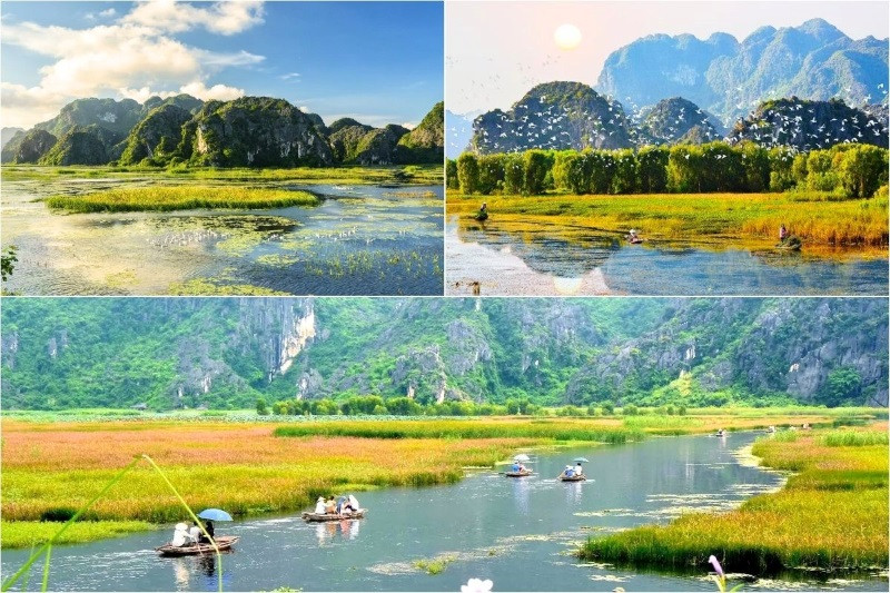 Ngắm núi đá vôi và tận hưởng thiên nhiên yên bình (
