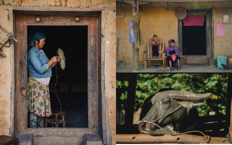 Người dân làng Thèn Pả