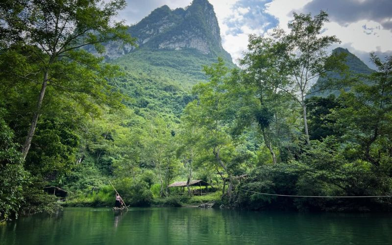 Suối Bản Án là điểm du lịch Hà Giang đang được quan tâm