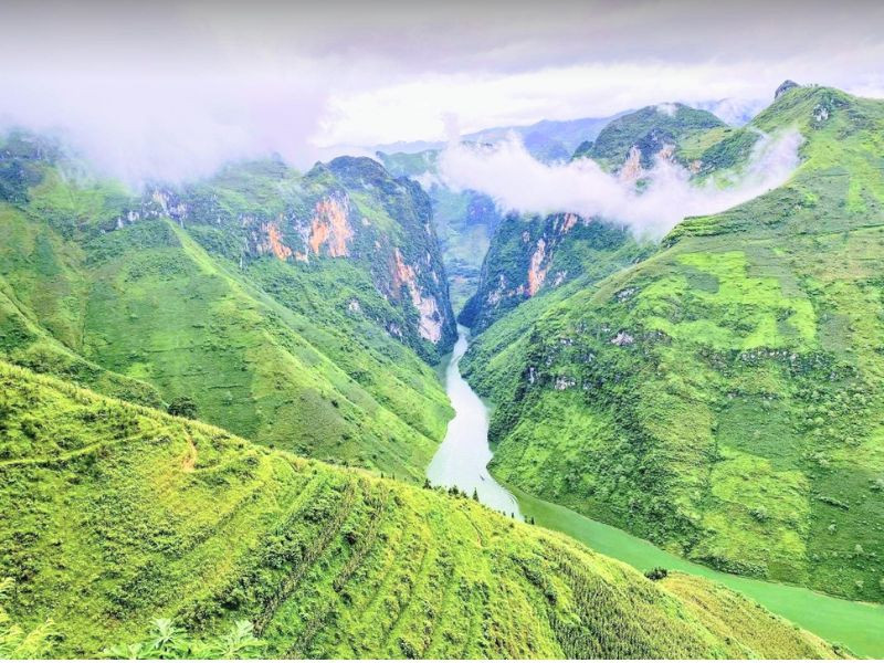 Khí trời tại Hà Giang vào mùa hè 
