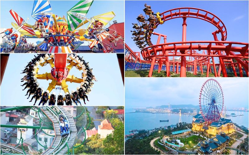 Công viên Sun World Hạ Long mang đến hàng loạt trò chơi vui nhộn