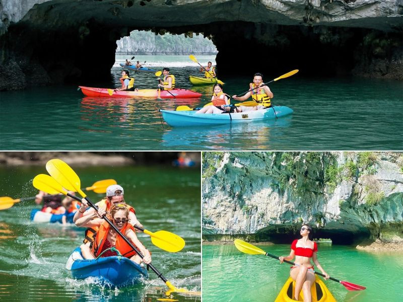Chèo thuyền kayak ngắm nhìn thiên nhiên xinh đẹp