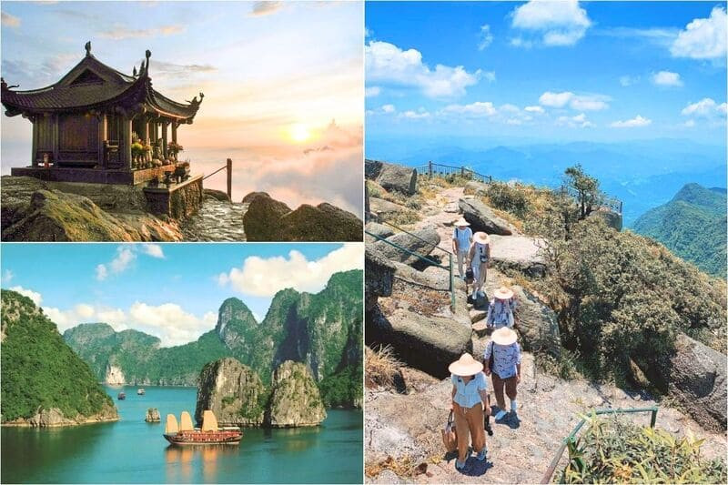 Ngắm cảnh vịnh và kết hợp hành hương dịp đầu xuân