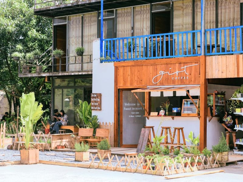 Giọt Cafe - mang phong cách rustic 