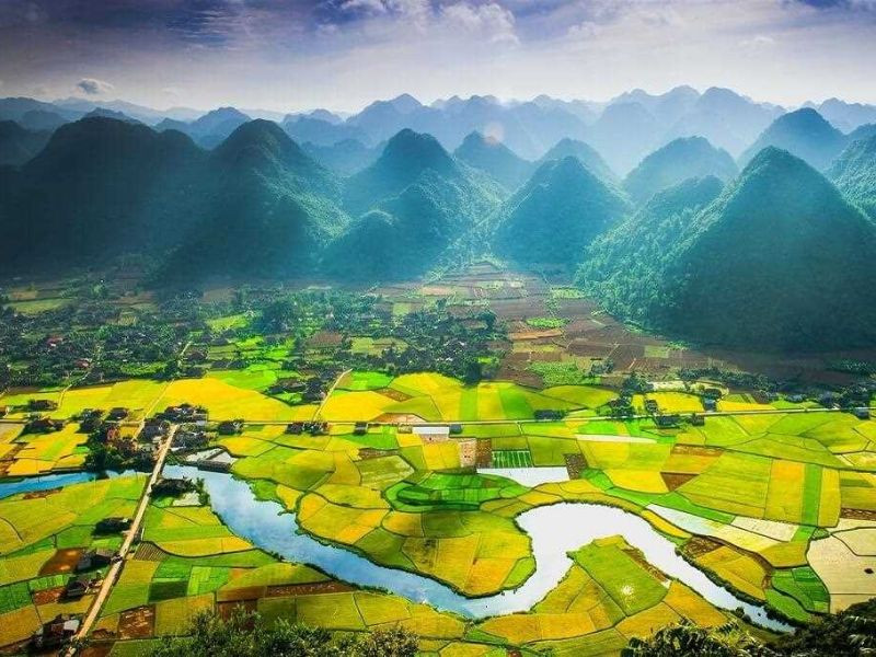 Ngắm mùa lúa chín tại Bắc Sơn