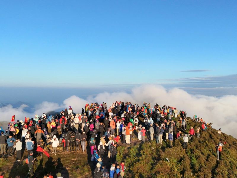 Hoạt động trekking Tà Chì Nhù (ảnh: sưu tầm)