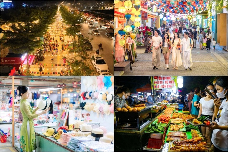 Chợ đêm hấp dẫn với hải sản, đặc sản và quà lưu niệm Chợ đêm hấp dẫn với hải sản, đặc sản và quà lưu niệm