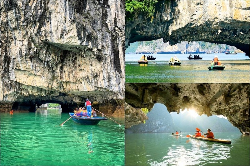Trải nghiệm du lịch Hạ Long tháng 9 chèo kayak Trải nghiệm du lịch Hạ Long tháng 9 chèo kayak