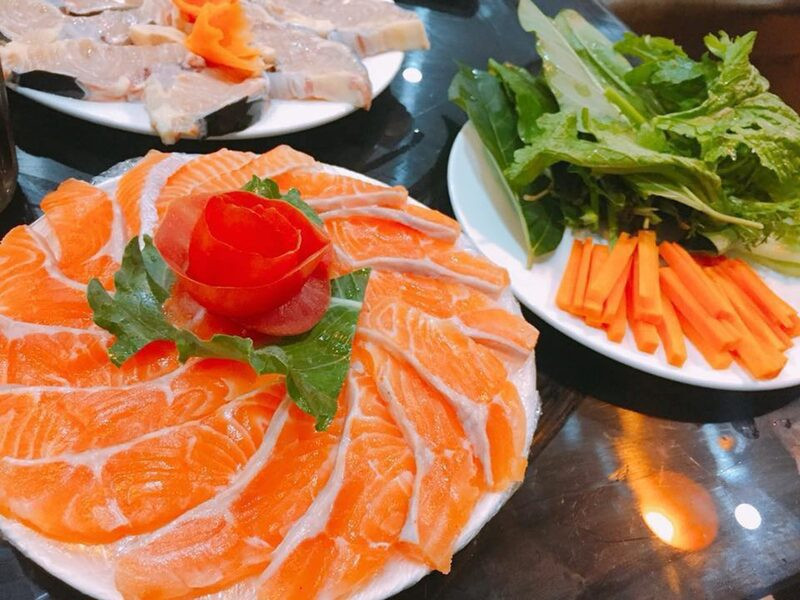 Lẩu cá hồi 