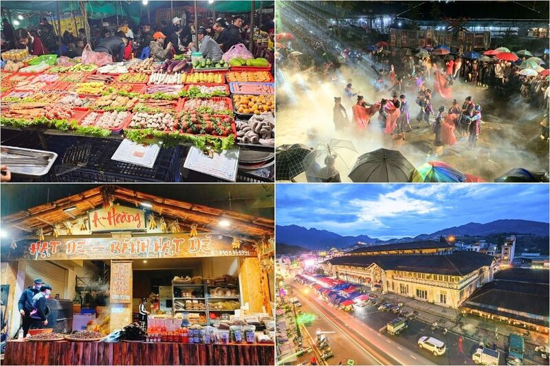 Chợ đêm Sapa với ẩm thực và văn hóa vùng cao (Ảnh: Sưu tầm)