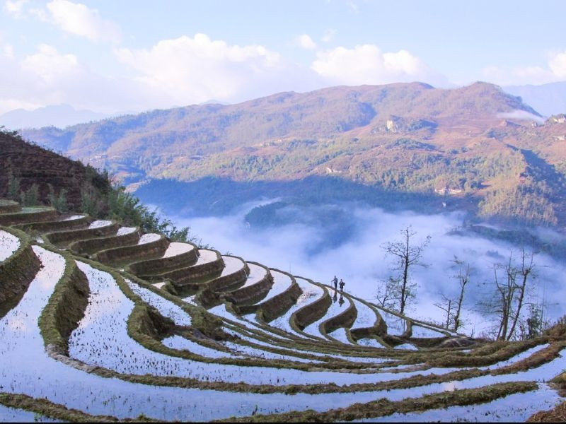 Ngắm nhìn thung lũng Mường Hoa mùa nước đổ 