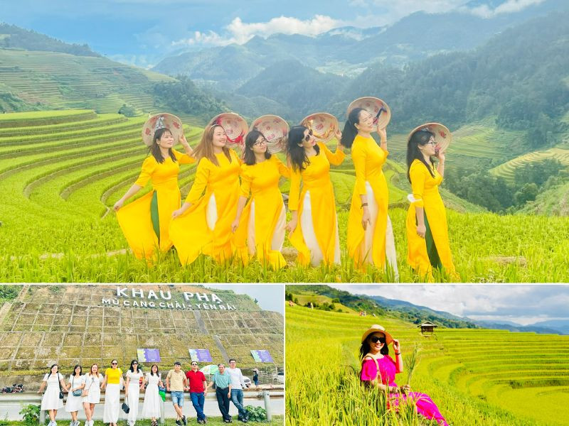 Trải du lịch Yên Bái mùa lúa chín cùng Đất Việt Tour