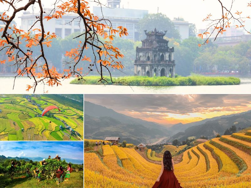 Nhiều điểm tham quan trong tour Mù Cang Chải