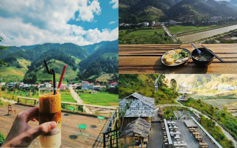 Nổi bật với góc nhìn thẳng ra ruông bậc thang