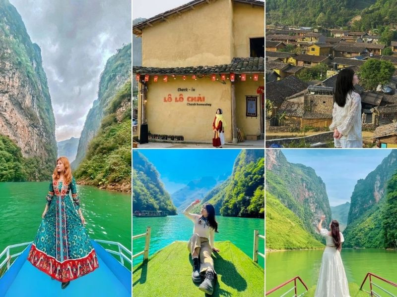 Tour du lịch Tết Đông Bắc - check-in Lô Lô Chải và Sông Nho Quế