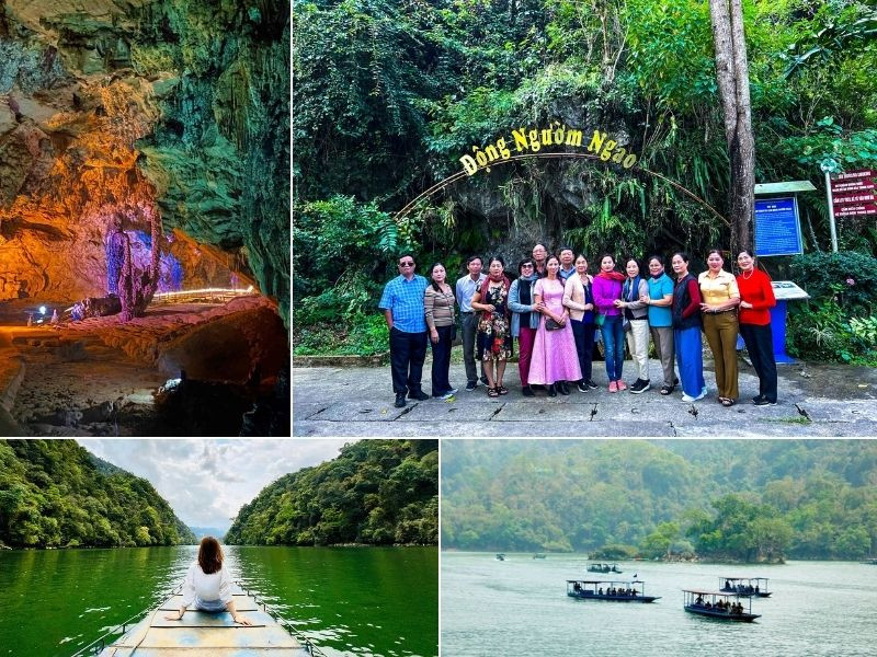 Chiêm ngưỡng vẻ đẹp Động Ngườm Ngao và Hồ Ba Bể