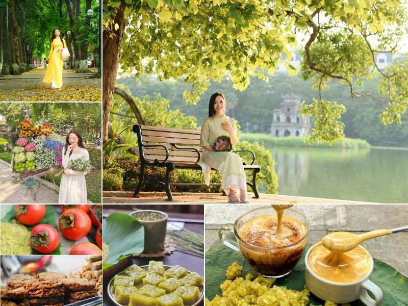 Thu về trên thủ đô đầy nên thơ, nhẹ nhàng