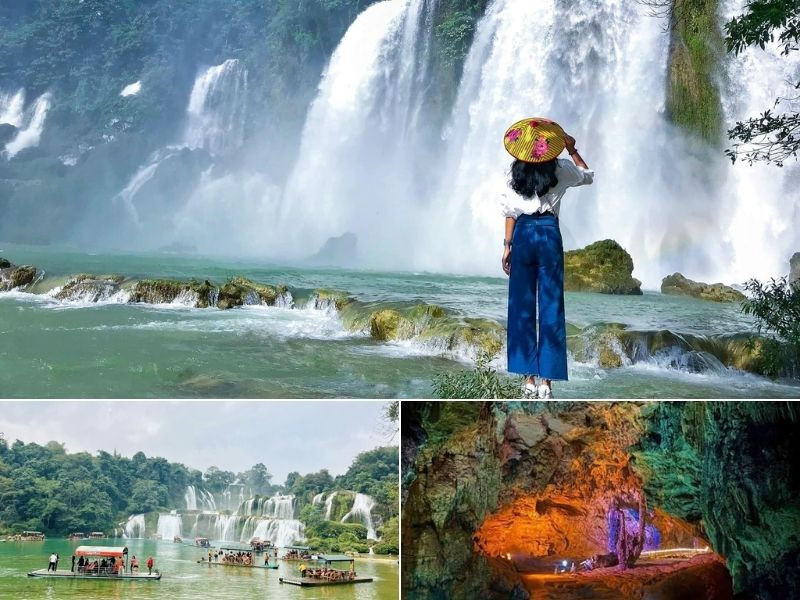 Ngày thứ 4 tham quan Thác Bản Giốc và Động Ngườm Ngao