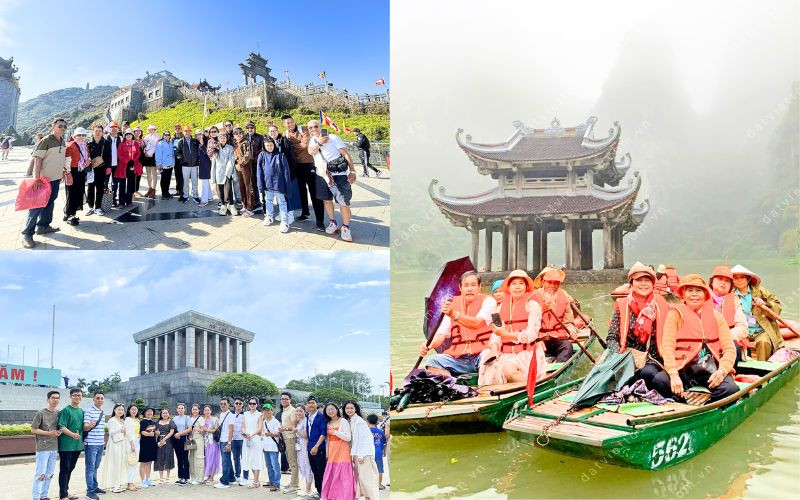 Hình ảnh đoàn tour miền Bắc 5N4Đ 