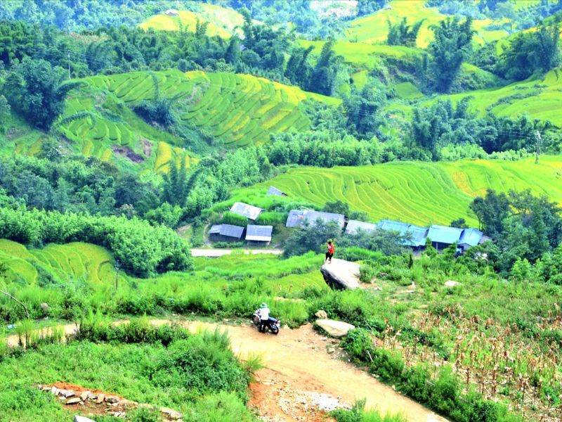 Khung cảnh yên bình của Ngải Thầu Thượng Khung cảnh yên bình của Ngải Thầu Thượng