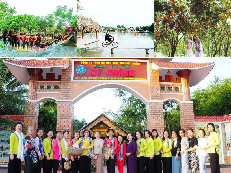 Vui chơi thả ta tại KDL Mỹ Khánh - Cần Thơ