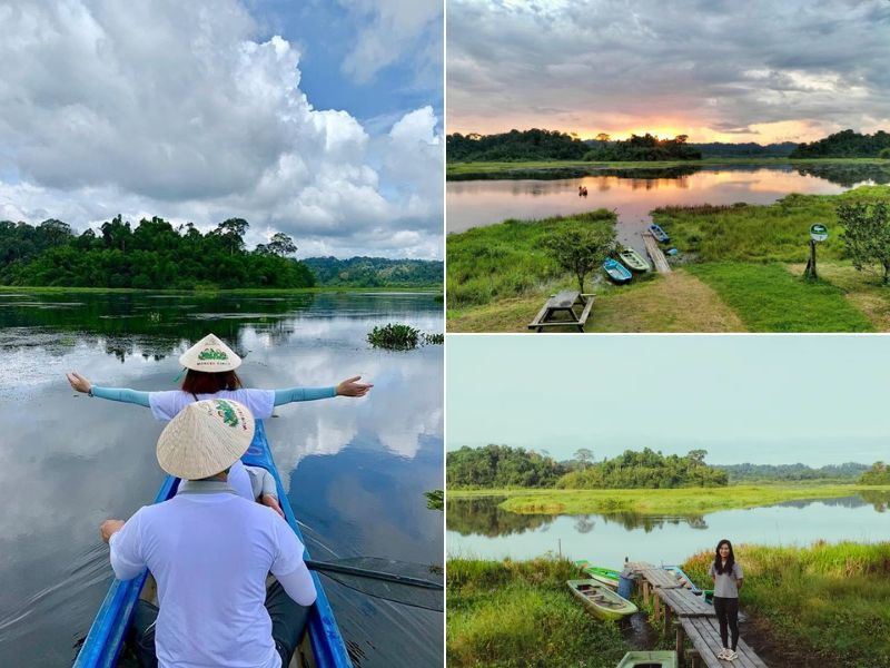 Tour Nam Cát Tiên tháng 6 ghé đến Bàu Sấu để chiêm ngưỡng cảnh quan hoang sơ
