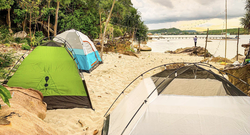 Camping trên đảo