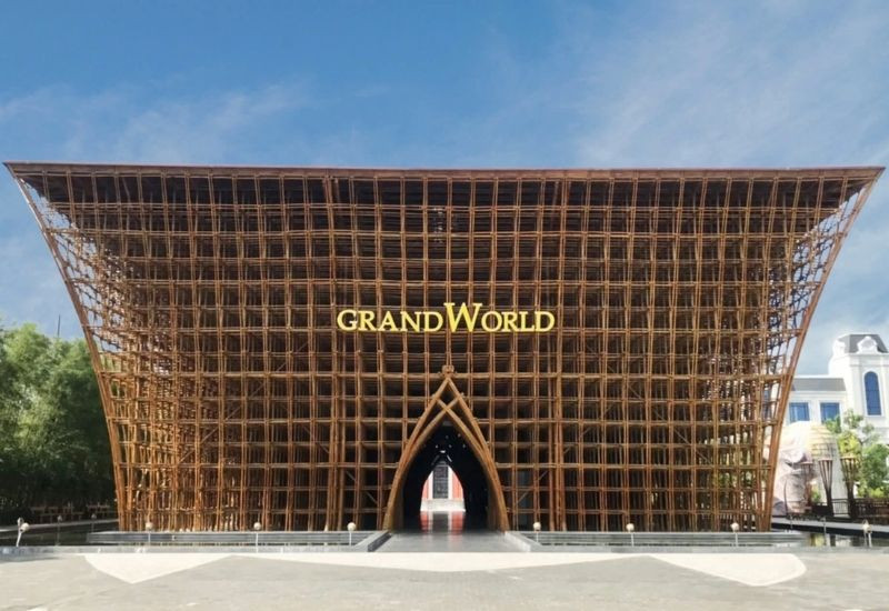 Công trình Tre tạo điểm nhấn độc đáo giữa Grand World Công trình Tre tạo điểm nhấn độc đáo giữa Grand World