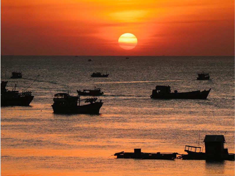 Dạo biển và ngắm hoàng hôn cực chill Dạo biển và ngắm hoàng hôn cực chill