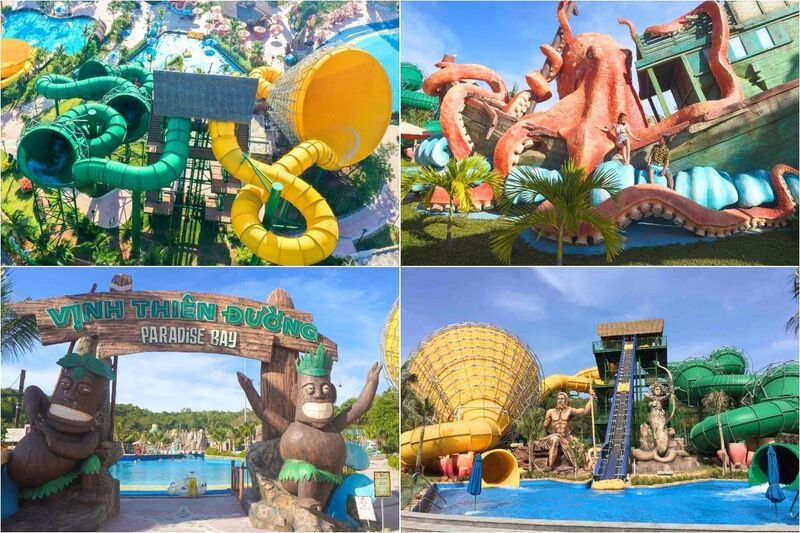 Trải nghiệm các trò chơi nước tại Aquatopia Hòn Thơm (Ảnh: Sưu tầm)