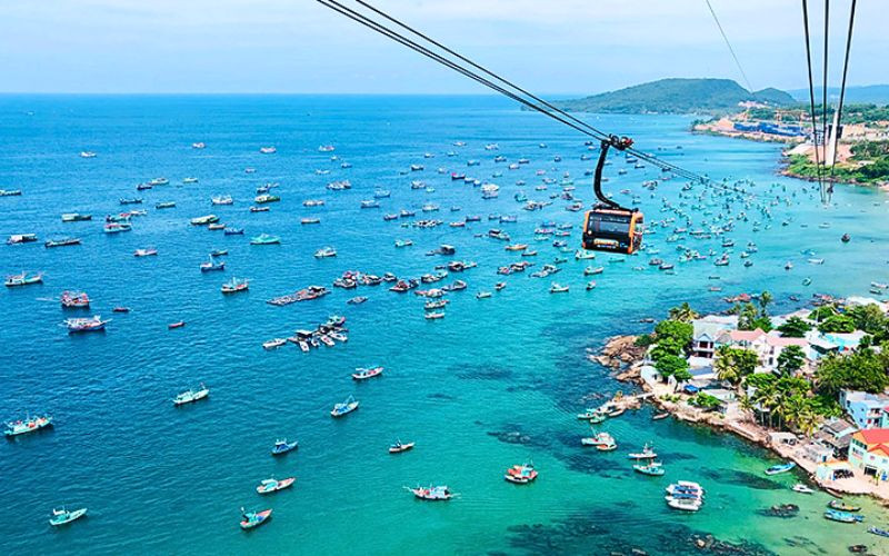 Trải nghiệm hấp dẫn với cáp treo 