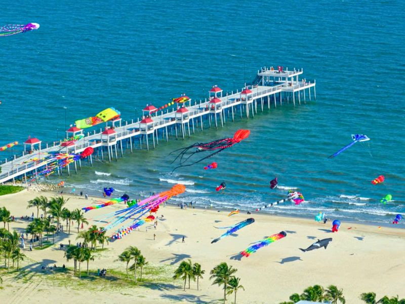 Cầu ngắm biển Hamptons Pier - điểm check in lý tưởng khi du lịch Hồ Tràm