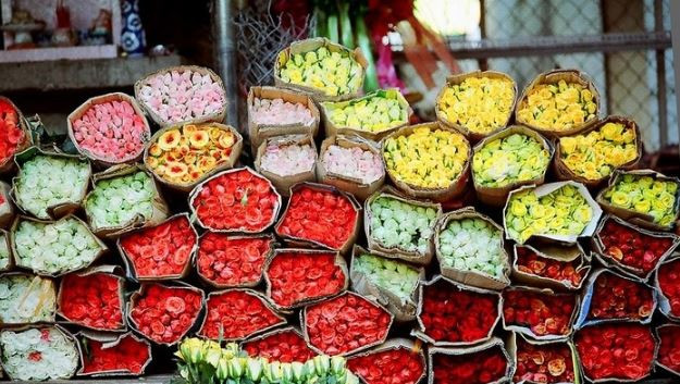 Điểm danh những khu chợ hoa tết nổi tiếng từ Bắc vô Nam - ảnh 5
