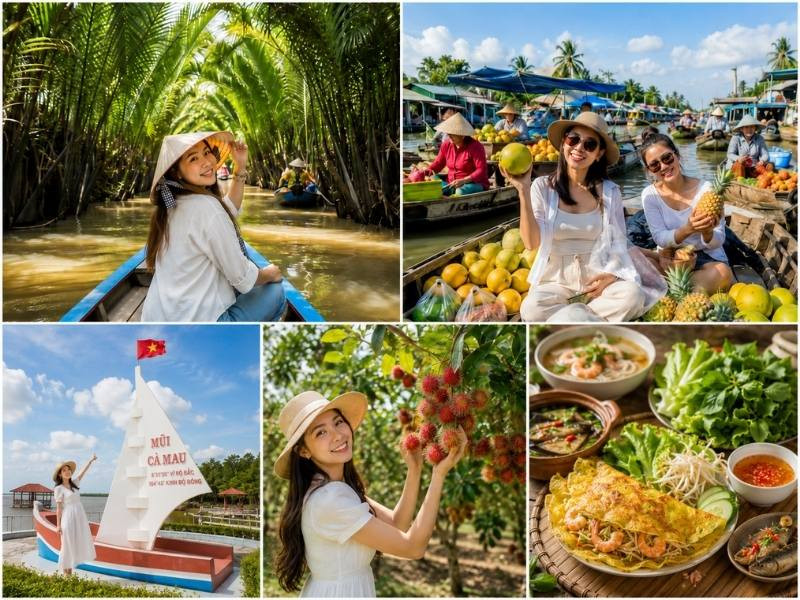 Xuôi về miền Tây khám phá sông nước, thưởng thức đặc sản Xuôi về miền Tây khám phá sông nước, thưởng thức đặc sản