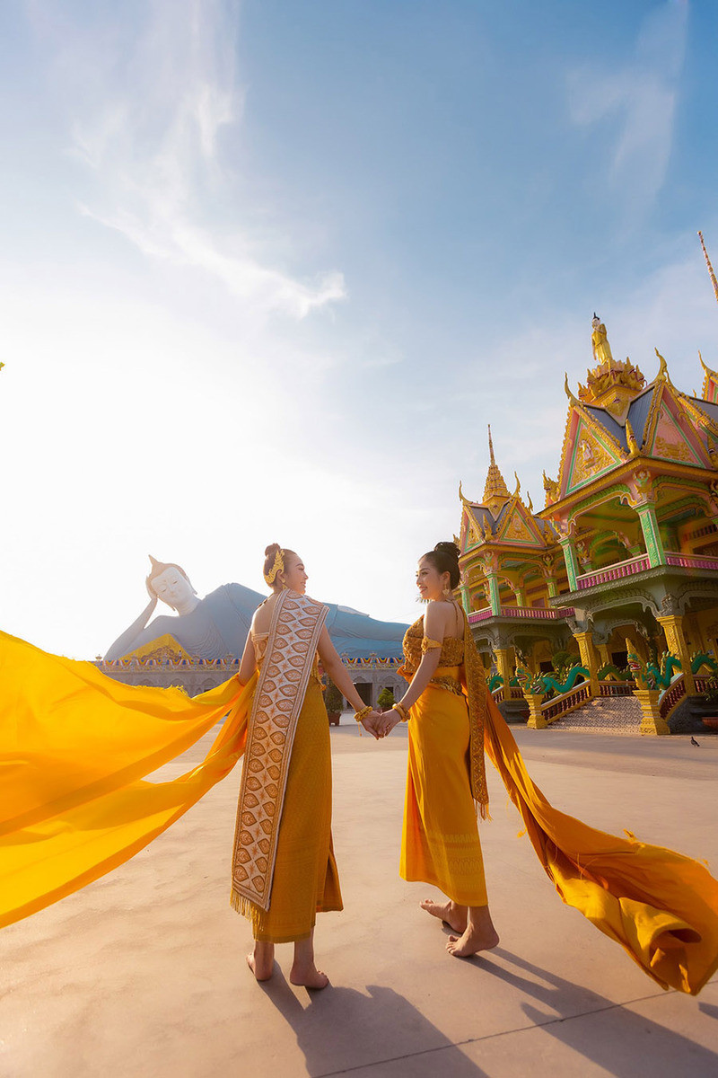 Chùa Som Rong với bức tượng Phật Thích Ca lớn nhất Việt Nam 