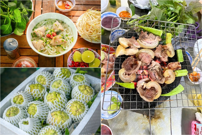 Ẩm thực Tây Ninh với nhiều đặc sản hấp dẫn (Ảnh: Sưu tầm)