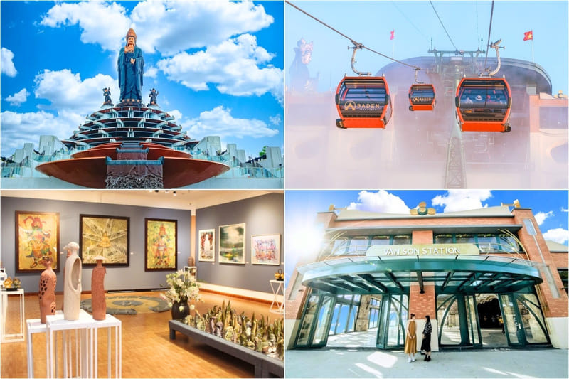 Đi cáp treo Vân Sơn trong hành trình du lịch núi Bà Đen 1 ngày (Ảnh: Sưu tầm)