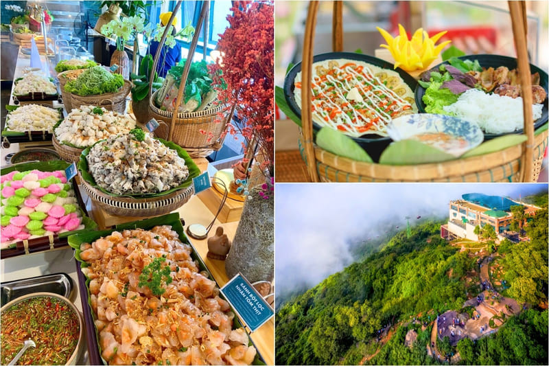 Du khách ăn trưa và nghỉ ngơi trên đỉnh núi Bà Đen (Ảnh: Sưu tầm)