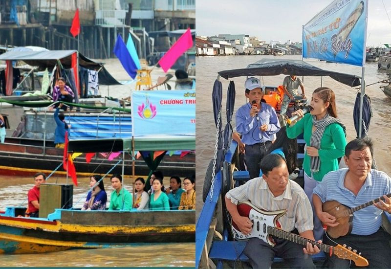 Đờn ca tài tử - Nét đẹp văn hóa trên chợ nổi Cái Răng Đờn ca tài tử - Nét đẹp văn hóa trên chợ nổi Cái Răng